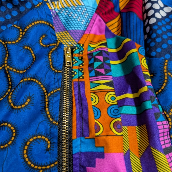 Colorful Patchwork Maxi Dress - Picture 3 of 5